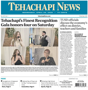 Cover of Tehachapi News
