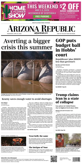 Cover of The Arizona Republic
