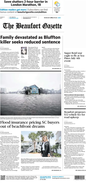 Cover of The Beaufort Gazette