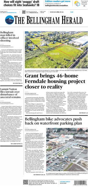 Cover of The Bellingham Herald