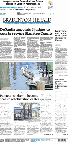 Cover of The Bradenton Herald