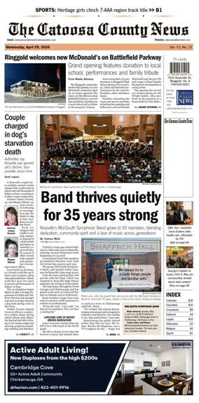 Cover of The Catoosa County News