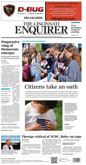 Cover of The Cincinnati Enquirer