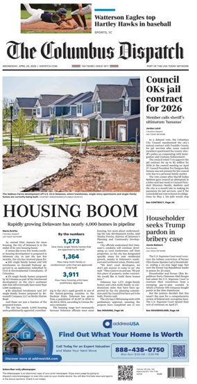 Cover of The Columbus Dispatch