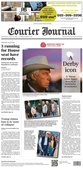 Cover of The Courier-Journal (Louisville)