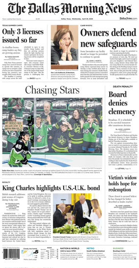 Cover of The Dallas Morning News