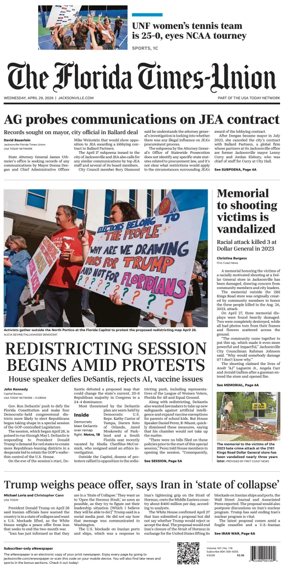 Cover of The Florida Times-Union