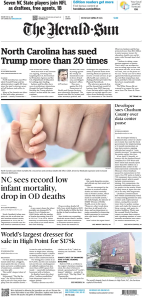 Cover of The Herald Sun