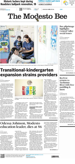 Cover of The Modesto Bee