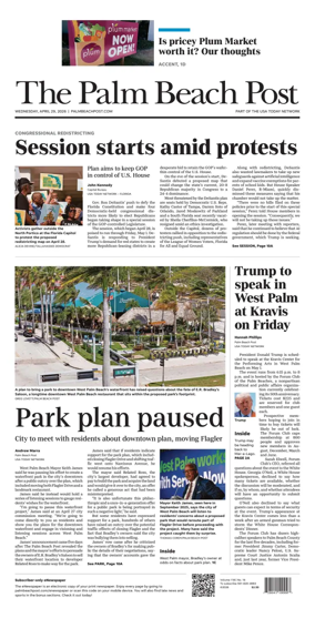 Cover of The Palm Beach Post