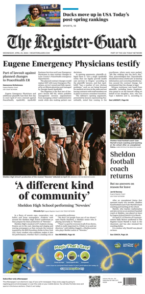 Cover of The Register-Guard