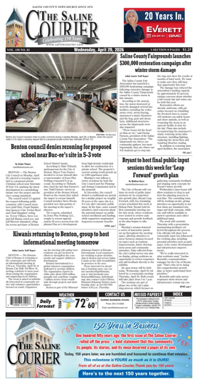 Cover of The Saline Courier