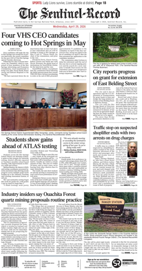 Cover of The Sentinel-Record
