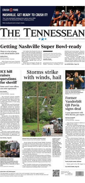 Cover of The Tennessean