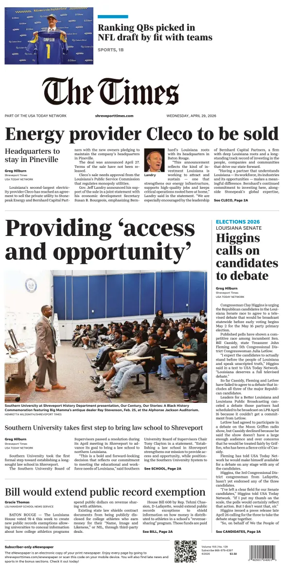 Cover of The Times (Shreveport)