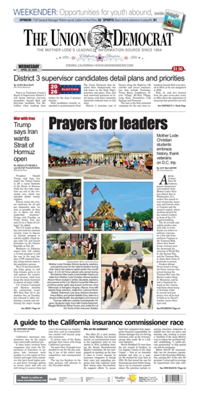 Cover of The Union Democrat