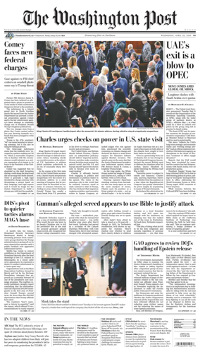 Cover of The Washington Post
