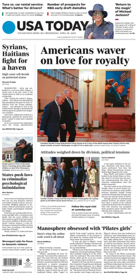 Cover of USA TODAY US Edition