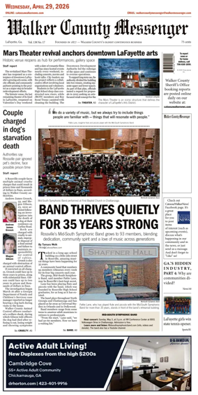 Cover of Walker County Messenger