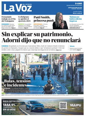 Cover of La Voz del Interior
