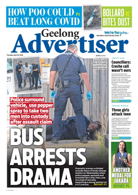Cover of Geelong Advertiser