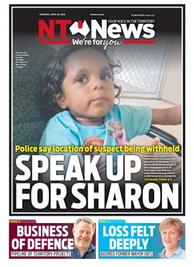 Cover of NT News
