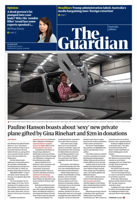 Cover of The Guardian Australia