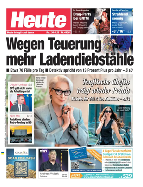 Cover of Heute - Niederosterreich Ausgabe