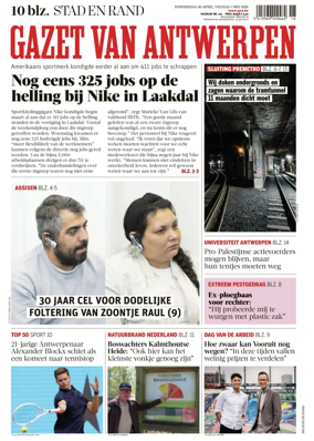 Cover of Gazet van Antwerpen Stad en Rand