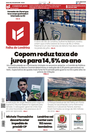 Cover of Folha de Londrina