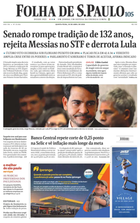 Cover of Folha de S.Paulo
