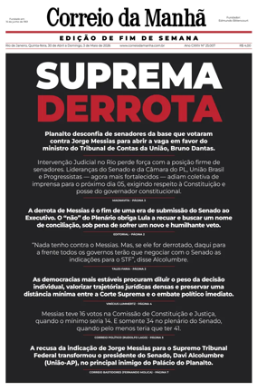 Cover of Jornal Correio da Manha