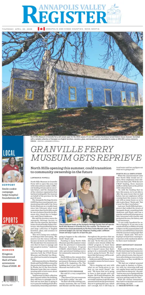 Cover of Annapolis Valley Register