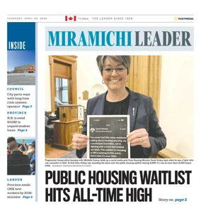Cover of Miramichi Leader
