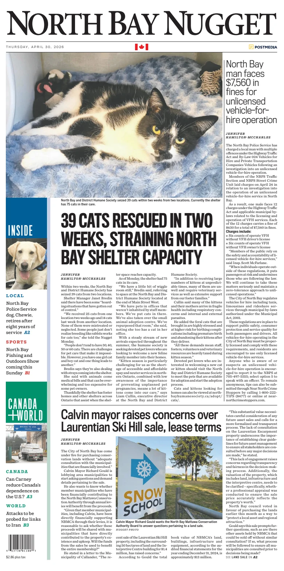 Cover of North Bay Nugget