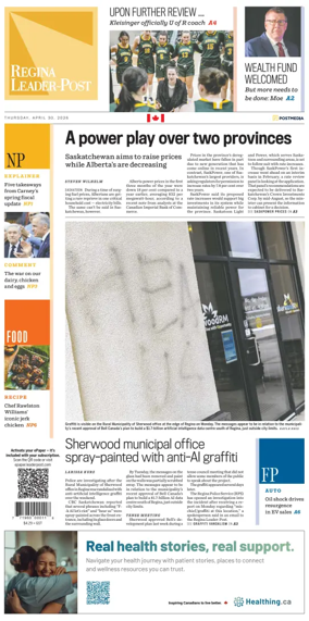 Cover of Regina Leader-Post