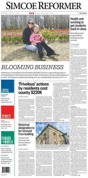 Cover of Simcoe Reformer