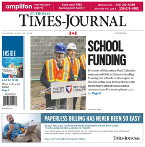Cover of St. Thomas Times-Journal