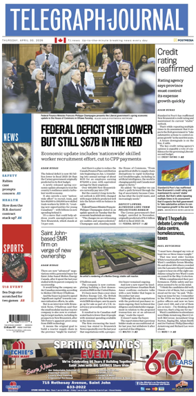 Cover of Telegraph-Journal