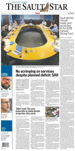 Cover of The Sault Star