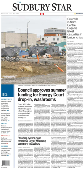 Cover of The Sudbury Star
