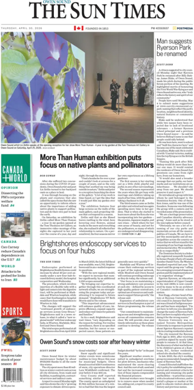 Cover of The Sun Times (Owen Sound)