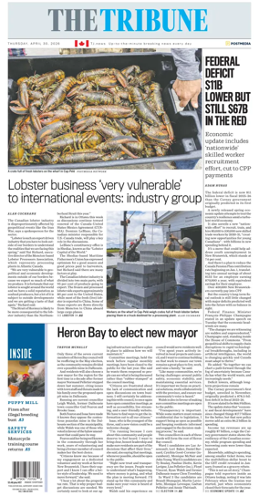 Cover of The Tribune (New Brunswick)