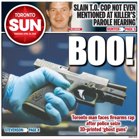 Cover of Toronto Sun