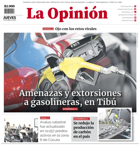 Cover of La Opinion