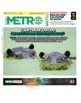 Cover of Publimetro Colombia