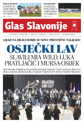 Cover of Glas Slavonije
