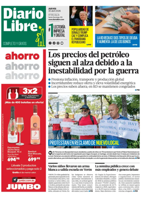 Cover of Diario Libre (Republica Dominicana)