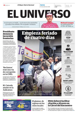 Cover of El Universo