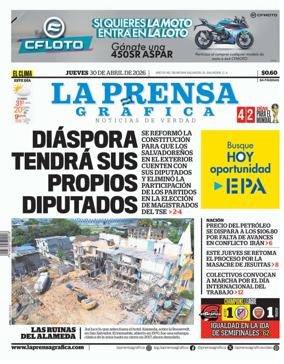 Cover of La Prensa Grafica